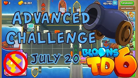 Bloons TD 6 Advanced Challenge | Delivery Moab | No MK No Powers Used | July 20 2022