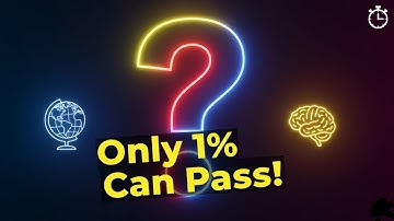 Think You’re Smart? Try This Impossible Quiz | Test Your Brain Challenge 2025