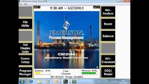 CSI2140 Analyze Mode Experts Coast Down Peak Hold I-CARE