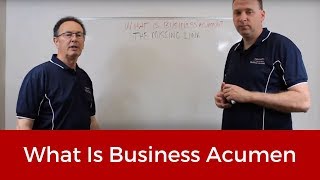 1. What is Business Acumen?