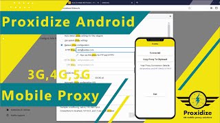 Make 4G Mobile Proxies From Any Android Phone - Proxidize Android - 4G Mobile Proxies screenshot 2