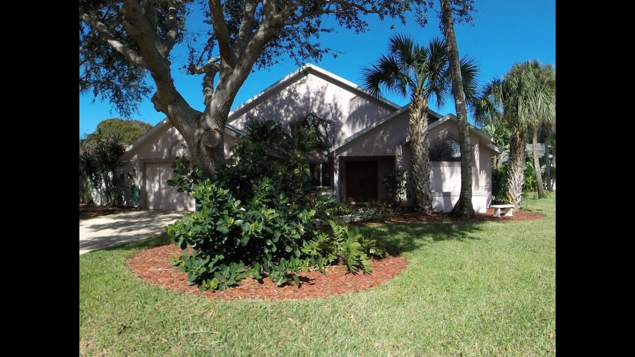 Merritt Island Waterfront Home For Sale 1240 Tropical Cove Dr. YouTube