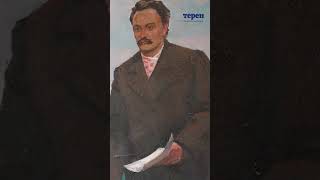 Картина із зображенням І. Франка та вродливої жінки на стінах гімназії с. Новосілка на Тернопільщині