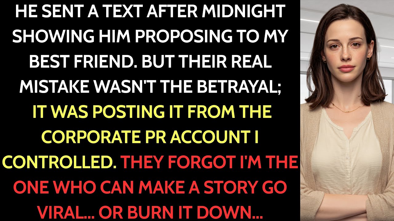 My HUSBAND TEXTED After Midnight: “I Finally Proposed... To Your Best Friend.”