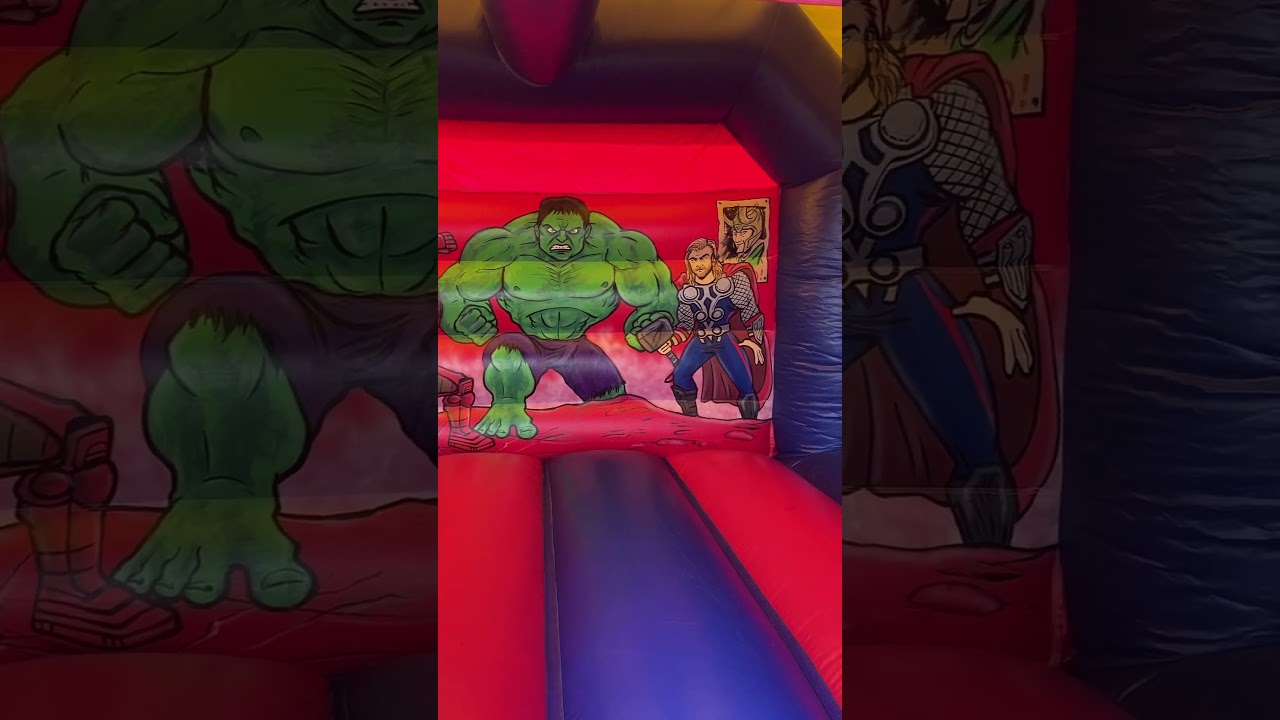 Superheroes Bouncy Castle