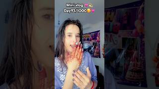 Mini vlog day 93/1000 days challenge #anjalimohitvlog #minivlog #arijitsingt #indianyoutuber