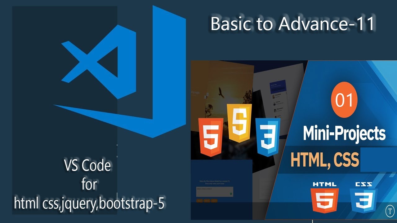 web design basic to Advance about Project 01 using html and CSS part 01 ...