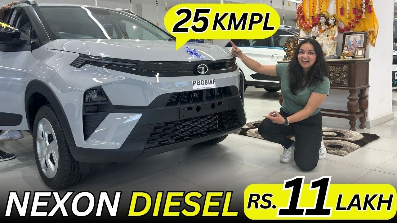 Tata Nexon Facelift Pure Variant with sunroof Nexon diesel Base