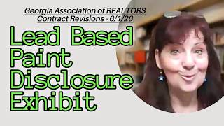 CHANGES to the Lead-Based Paint Exhibit 6/1/26 #GAR #GARContracts #ContractTips #EPA