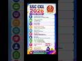 SSC CGL 2026 12256 VARIOUS VACANCIES