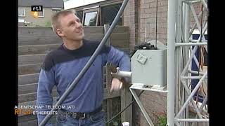 (𝐑𝐂𝐃) RTL4 Nieuws 28 april 2003 actie Etherflits, radiopiraat Varticaan vs Agentschap Telecom