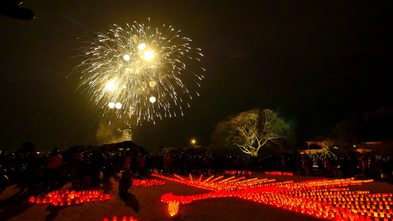 16 水戸偕楽園 夜梅祭の花火 Youtube