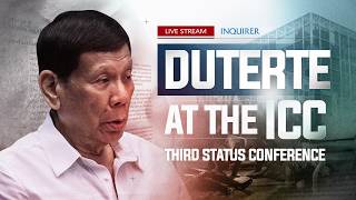 LIVE: Duterte at the ICC: Third Status Conference | September 16, 2026