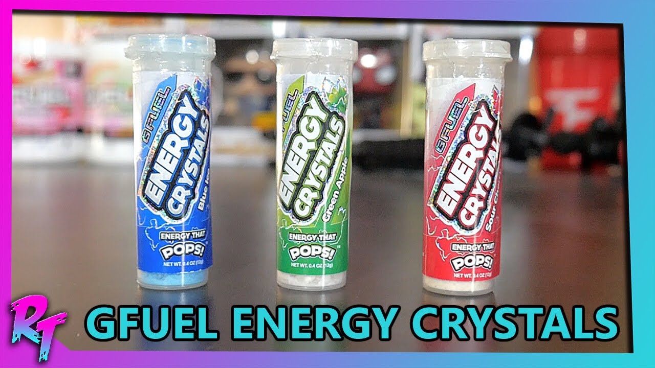 Caffeinated Pop Rocks!! Gfuel Energy Crystals Review YouTube
