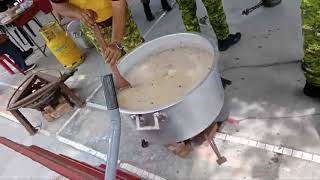 Progrem masak bubur lambuk bersama RELA daerah Klang bersama Penduduk taman Daya Maju