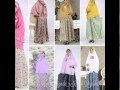 Gamis Katun Jepang Motif Bunga Kecil