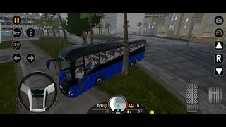 BUS SIMULATOR ULTIMATE INDIA | RAINING DRIVING DUBAI CITY | WITH conductor full gameplay screenshot 4