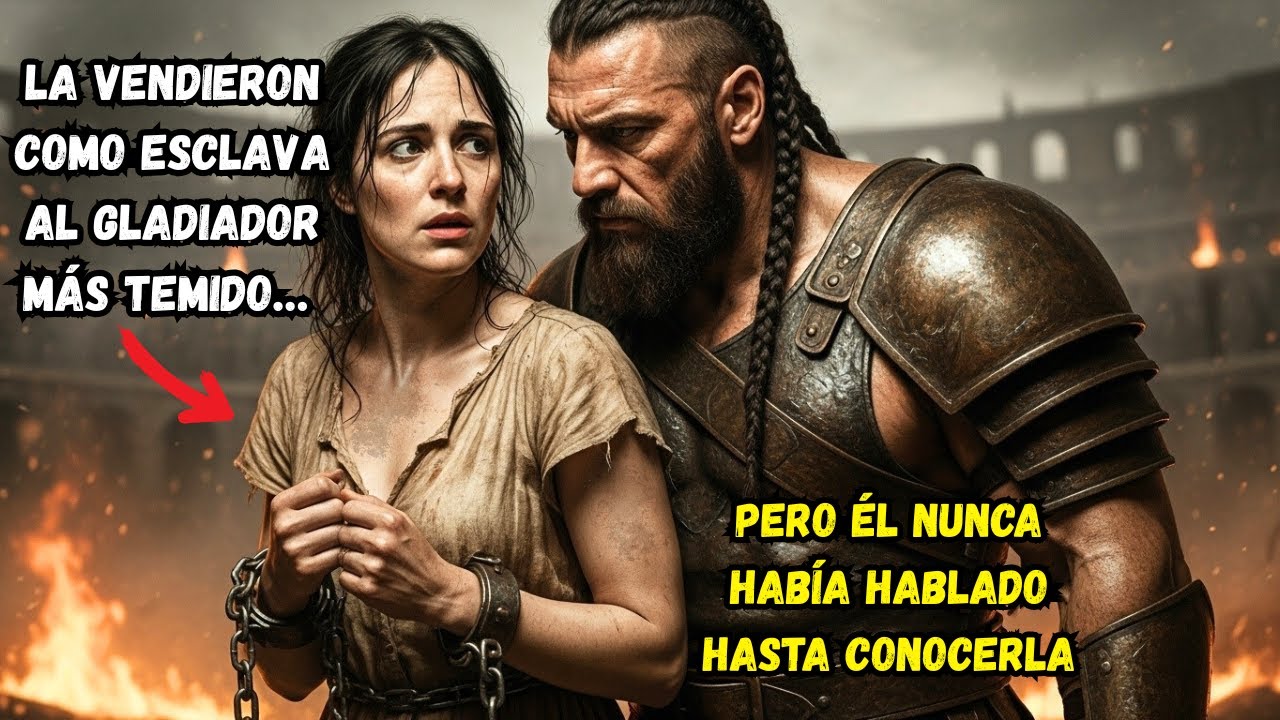 La vendieron como esclava al gladiador más temido… pero él nunca había hablado hasta conocerla