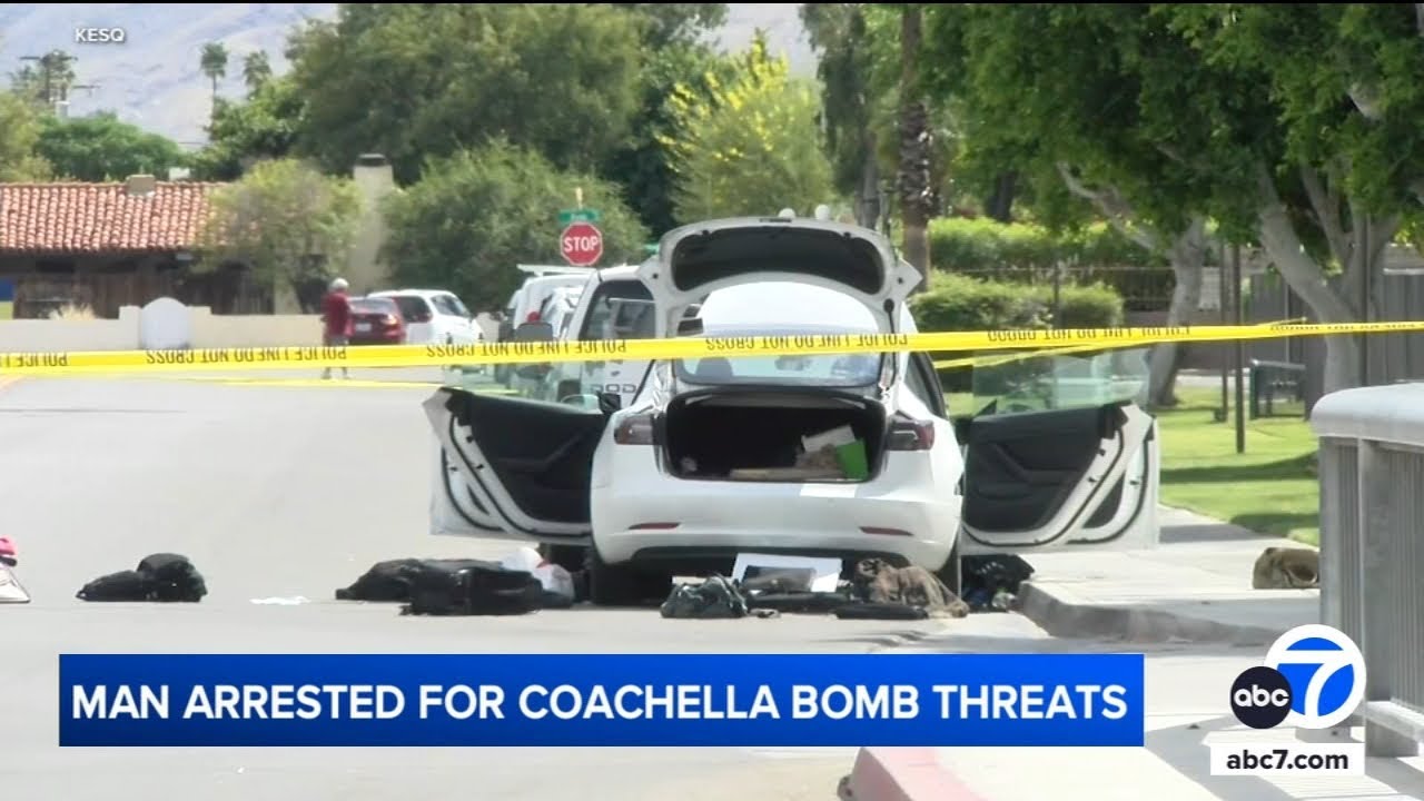 California man arrested after alleged threat to bomb Coachella - YouTube