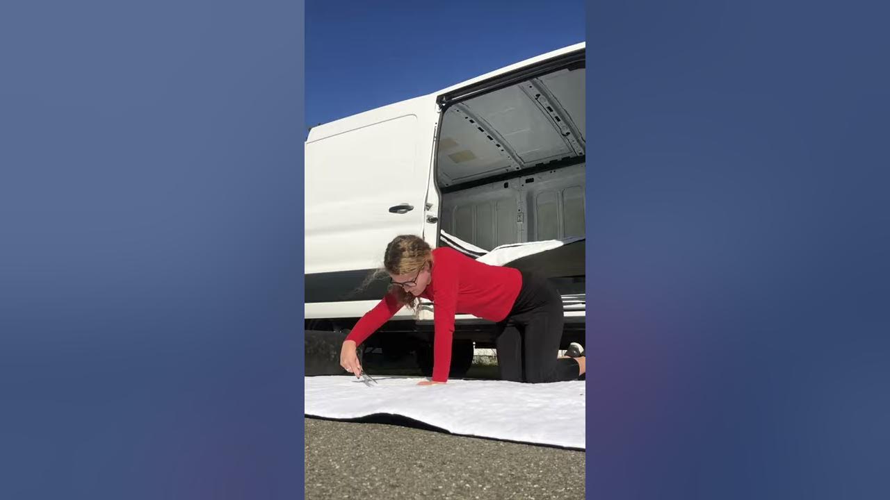 How to Install Insulation Van Build Time Lapse YouTube