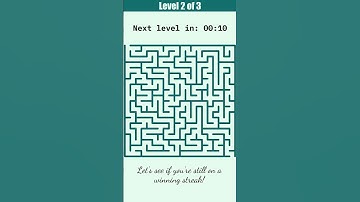 Maze Puzzle Brain Game: Can You Solve All 3 Levels? 🧠✨
