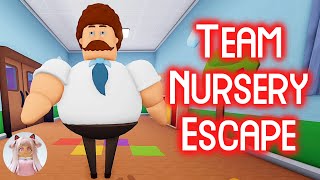 Team Nursery Escape! (TEAMWORK OBBY) - Roblox Obby Gameplay Walkthrough No Death [4K]
