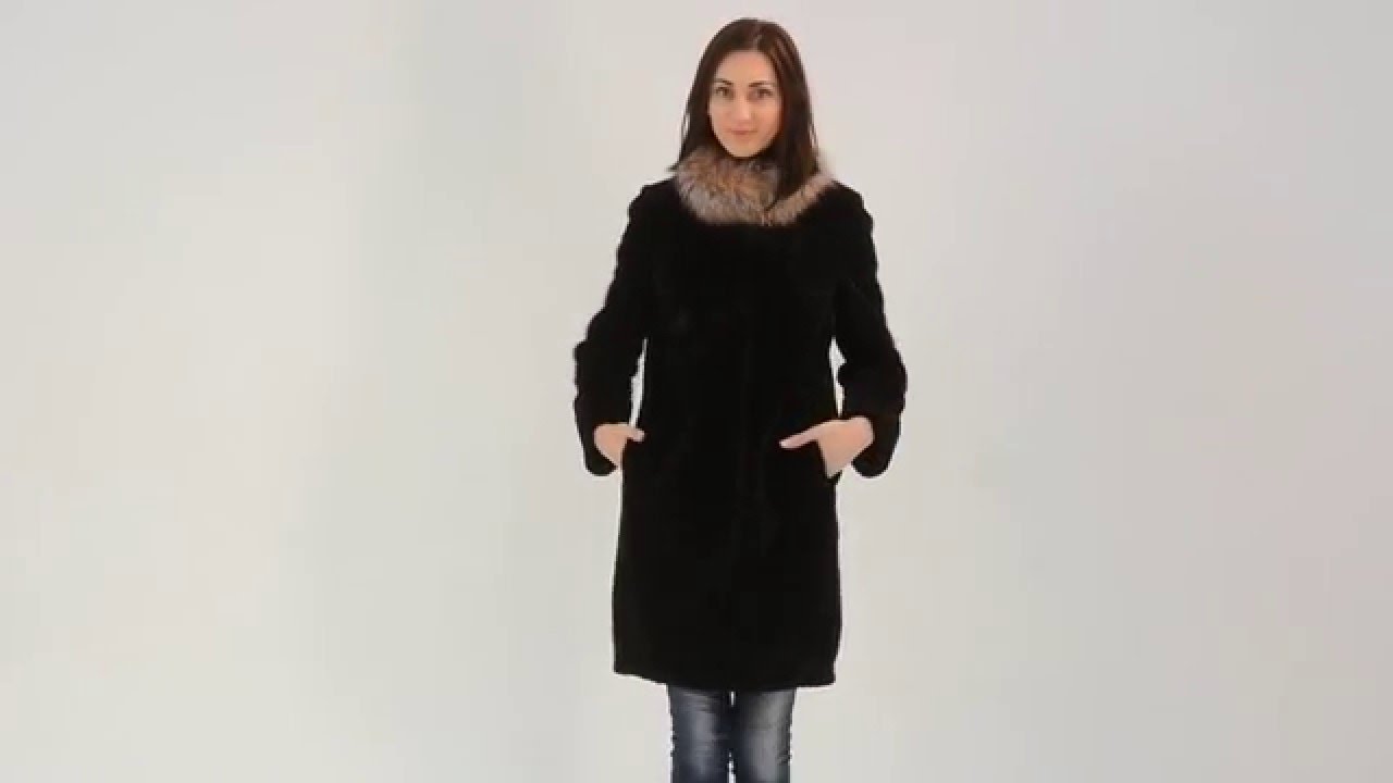 Купить зимнее пальто из мутона "Валентина" беспроцентная рассрочка