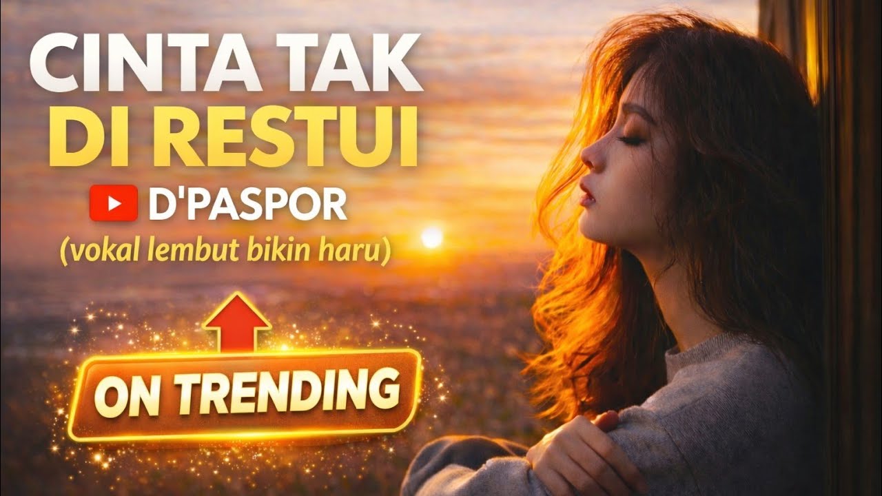 CINTA TAK DI RESTUI – D'PASPOR (Cover Vokal Wanita Lembut Penuh Haru & Menyayat Hati)