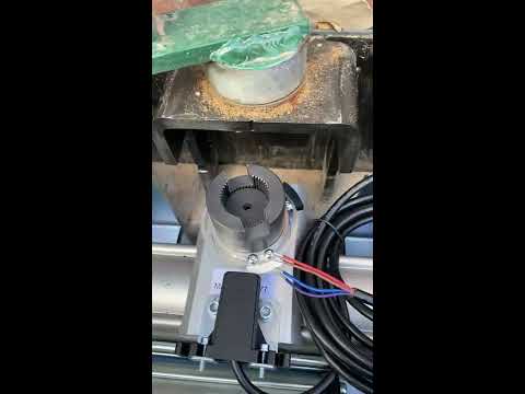 Installing Gibidi Floor motor into foundation box with limit switch