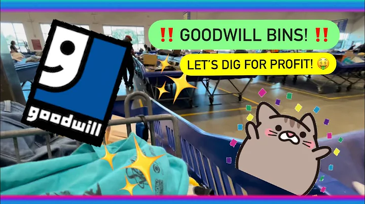 Goodwill Bins Digging! Come Thrift With Me! Thrifting For Resale on EBay! ++ HAUL