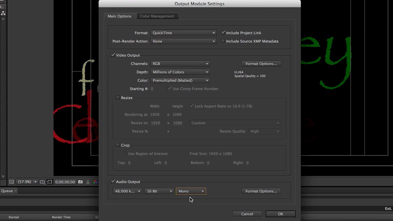 PSA Motion Graphic Tutorial Part 7 - Export - YouTube