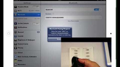 Video 12 - Attaching Barcode Scanner (Motorola 3000 Series) with RayPOS Alpha 1.0 (iPad) Tutorials