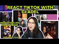 React tiktok with ci adel apa yang lagi rame di tiktok ges reaction adeline viral deankt