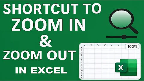 Shortcut to Zoom in And Zoom Out in Excel | Excel Zoom Shortcuts – Zoom In & Out Quickly!
