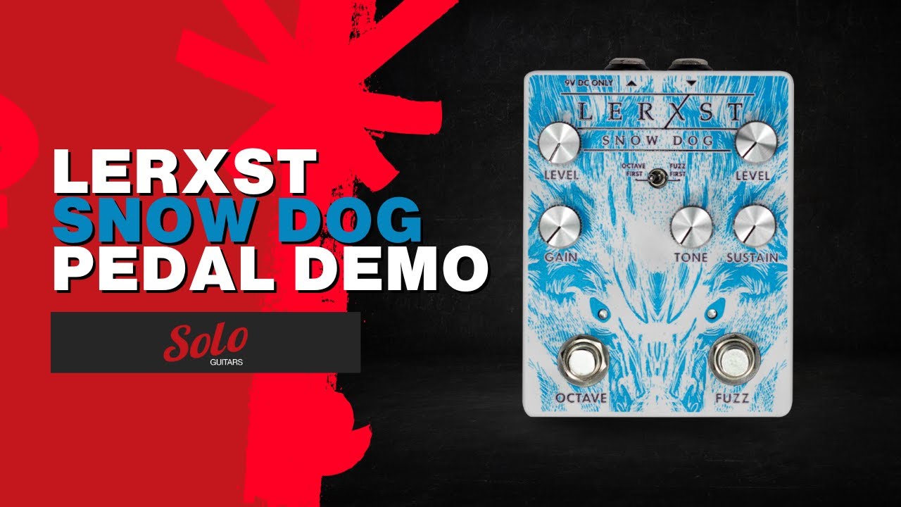 Alex Lifeson Lerxst Snow Dog Pedal Demo | Solo Guitars