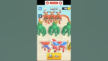 Merge Master Rainbow run 3D || Level 35 || Monkey Beast Gaming