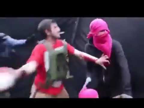 Protestors Vs Frying Pan In Traditional Japanese Style Youtube