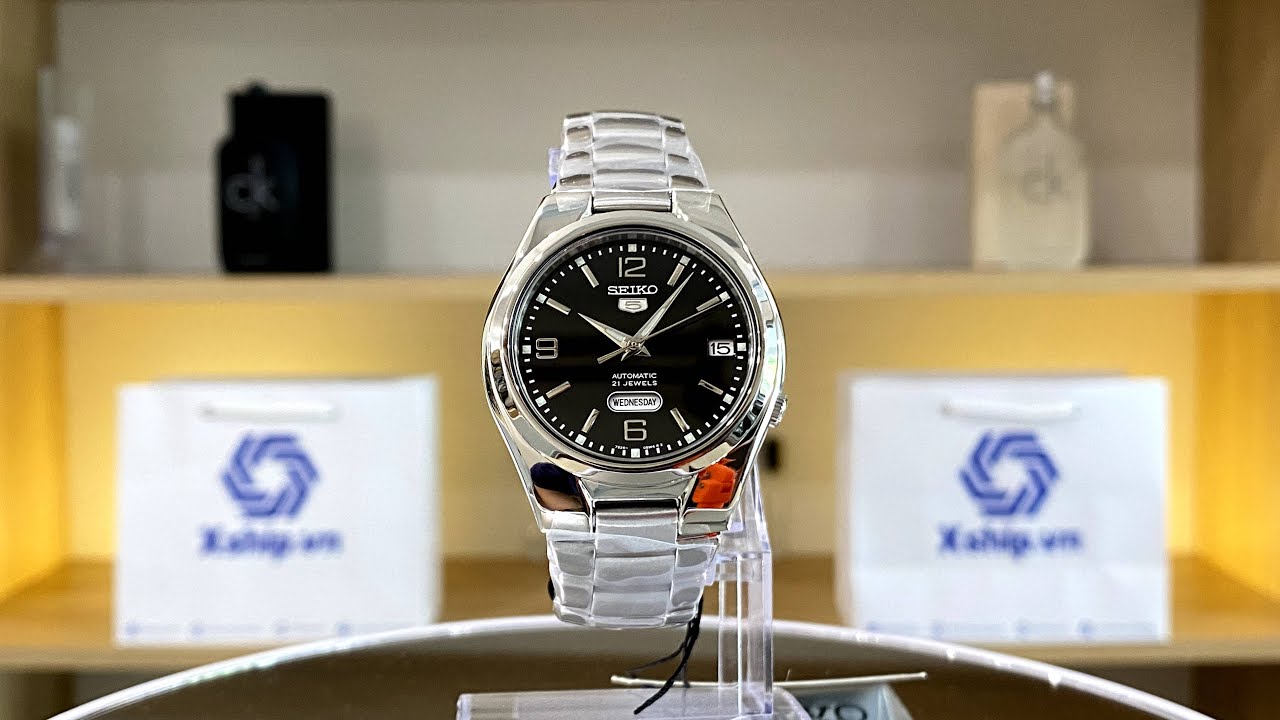 Xship.vn: Highlights | Seiko 5 Automatic Black Dial Men Watch 
