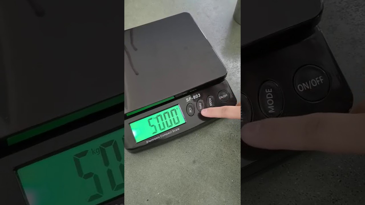 How to calibrate the postal shipping scale SF-803 30kg 1g? - YouTube