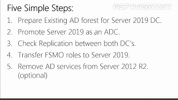 Migrating Active Directory From Windows 2012 R2 to Windows Server 2019
