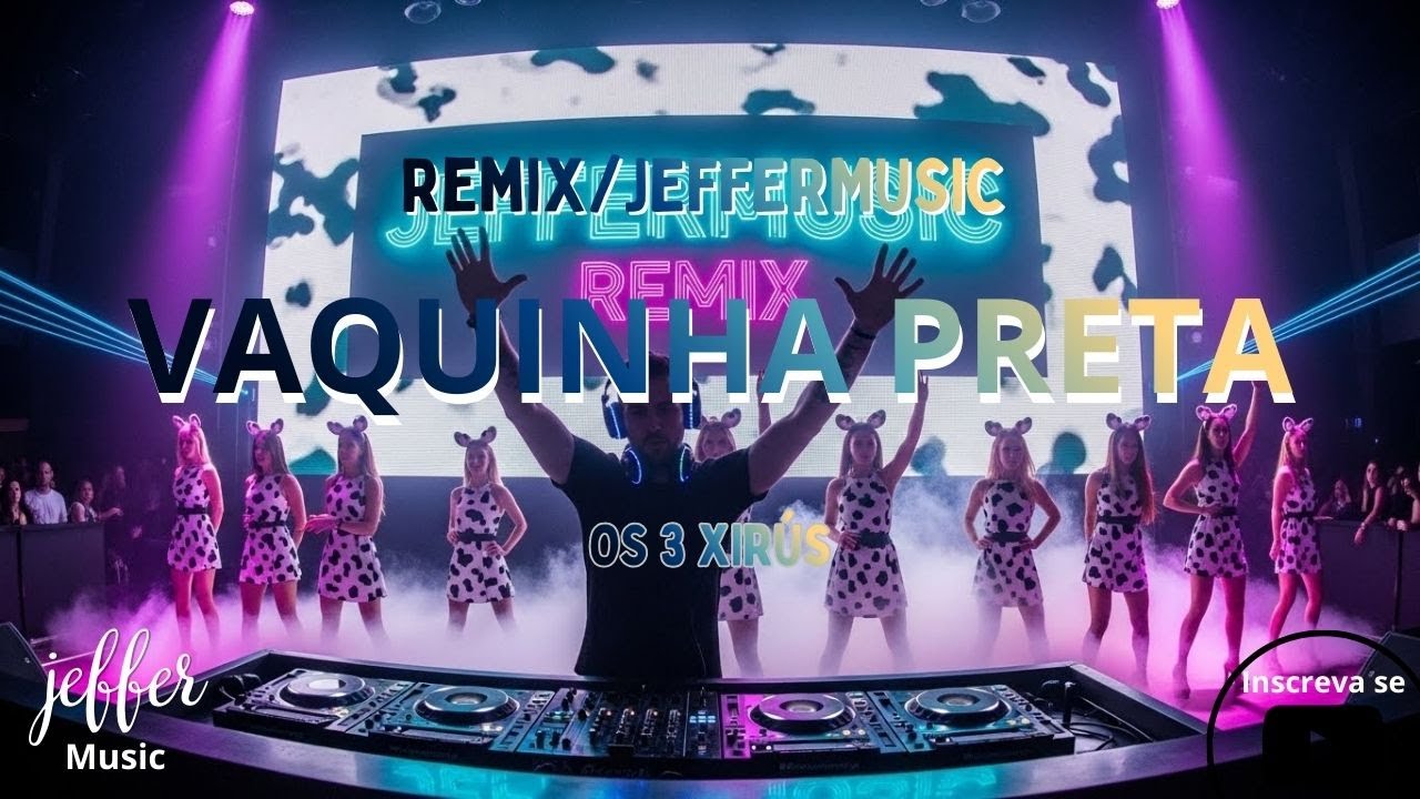 OS 3 XIRÚS - VAQUINHA PRETA   Remix JefferMusic