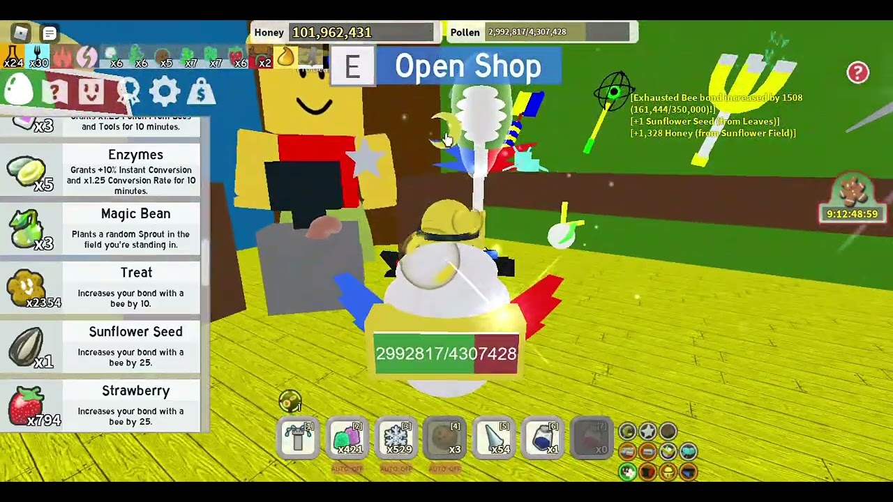 How to get sunflower seeds (Roblox Bee Swarm Simulator) YouTube