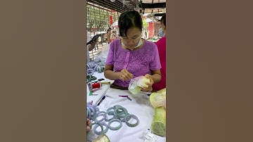 Chợ bán buôn vòng tay ngọc Myanmar#shorts #cẩm thạch #ngọc Jadeite A#nanhong  #Vòng đeo tay