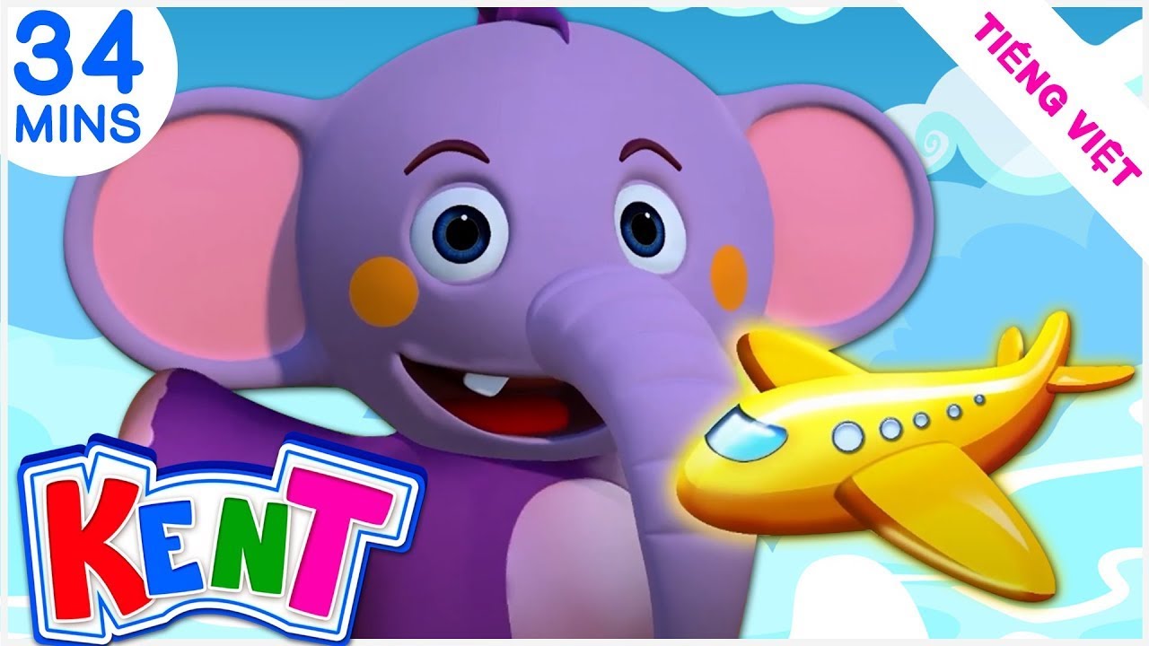 ⁣Video Giáo Dục Cho Trẻ Em | Du hành thời gian với Kent | Kent The Elephant