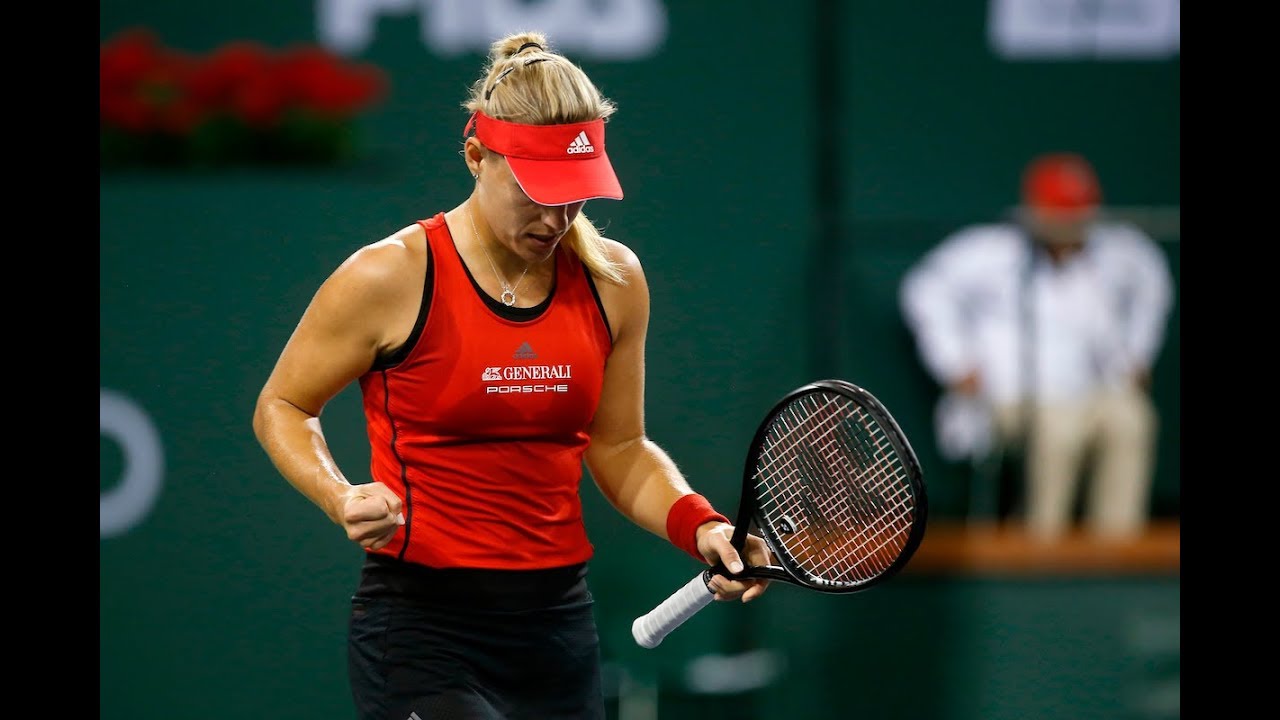 BNP Paribas Open 2018: Angelique Kerber vs. Caroline Garcia | Highlights