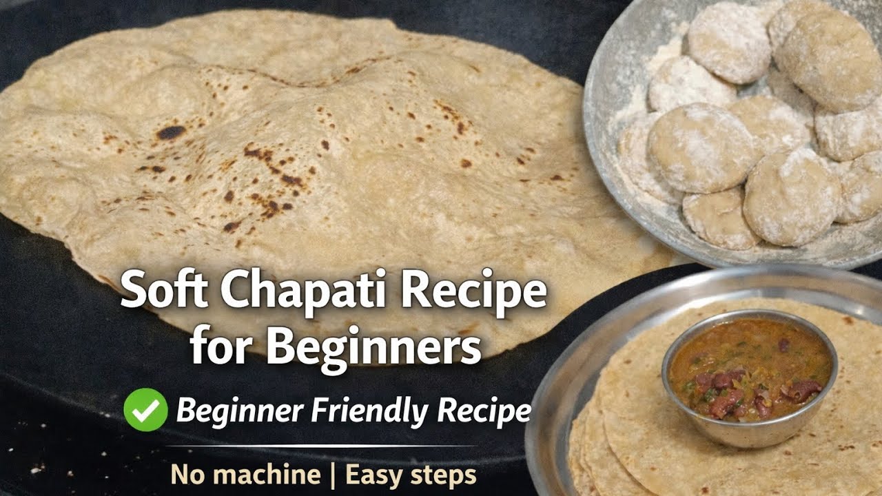 ಹತ್ತಿಯಂತೆ ಮೃದುವಾದ 😍, ಪ್ರತಿಸಾರಿ ಫೇಲ್ ಆಗುತ್ತಿದ್ರಾ? ಈ ವಿಧಾನ ನೋಡಿ💯!ರೌಂಡ್ ಚಪಾತಿ ಮಾಡುವ ಸುಲಭ ಟ್ರಿಕ್ 🫓