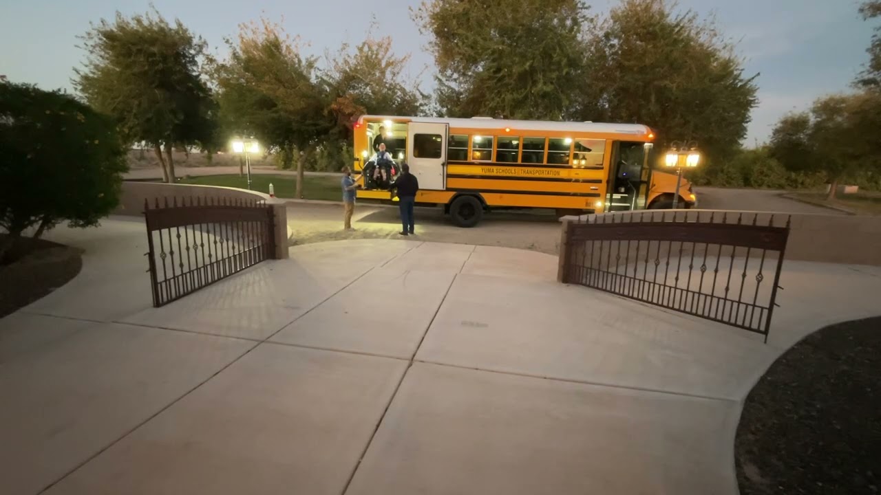 Carter school bus ride “Rolling into Friday: February bus ride that inspire” kinda day. 