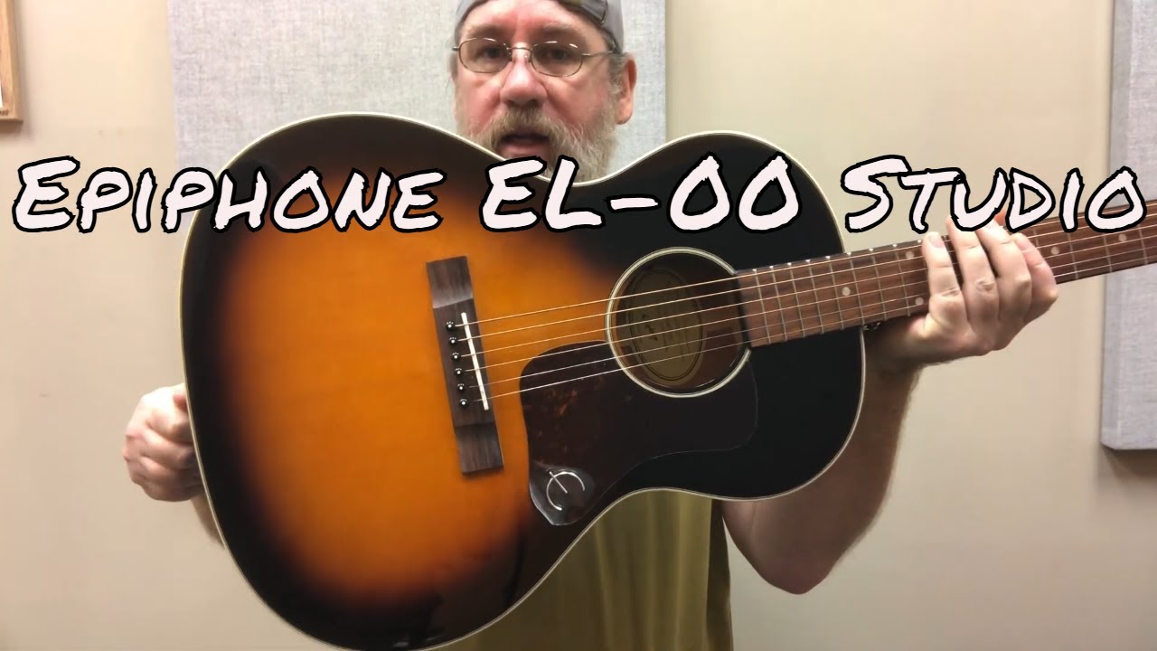 Epiphone EL-00 Studio Acoustic/Electric - Vintage Sunburst Demo