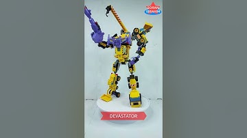 Shorts : Qman 1401 Devastator ⚡️ Speed Build is ready on this channel, Lego Transformers combiner