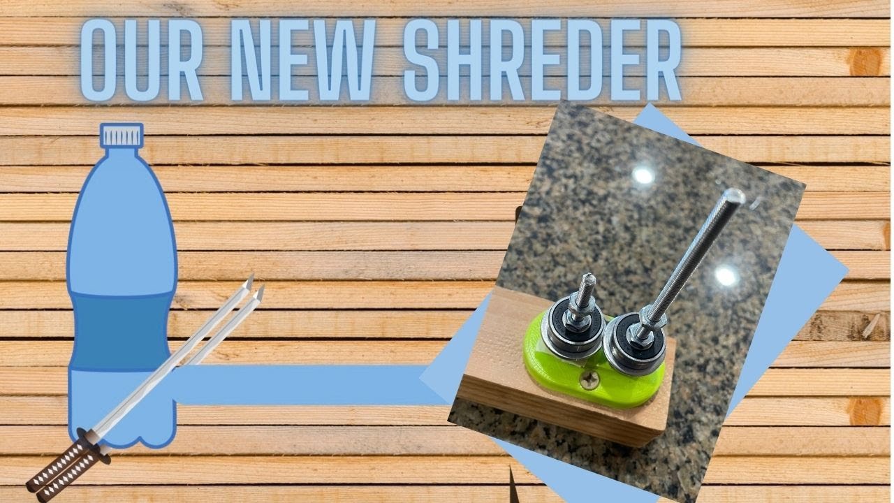 Updated Bottle Shredder Plastic Bottle to 3D Printer Filament YouTube